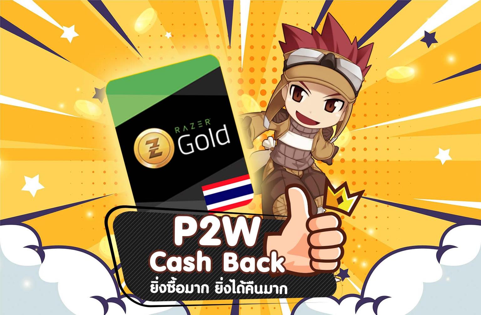 Cashback P2W TOPUP