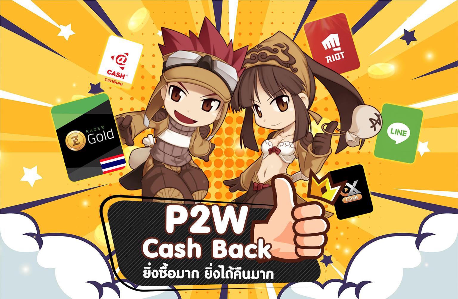 Cashback P2W TOPUP