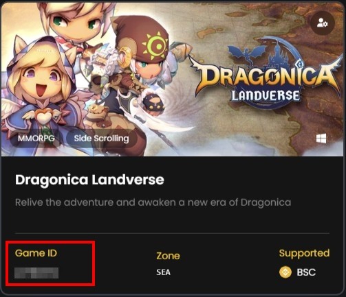 วิธีดู Game ID เกม Dragonica Landverse